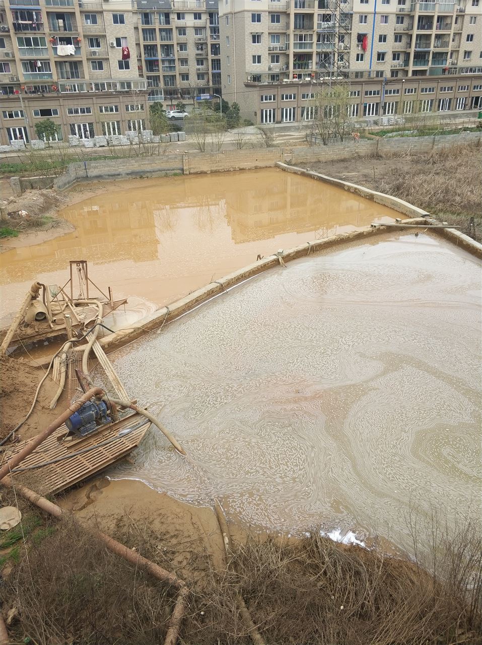 滦平沉淀池淤泥清理-厂区废水池淤泥清淤
