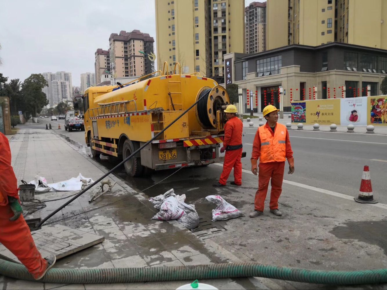 滦平排污管道清淤-管道清洗